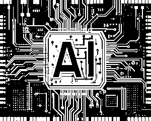 Free ai generated artificial intelligence typography vector